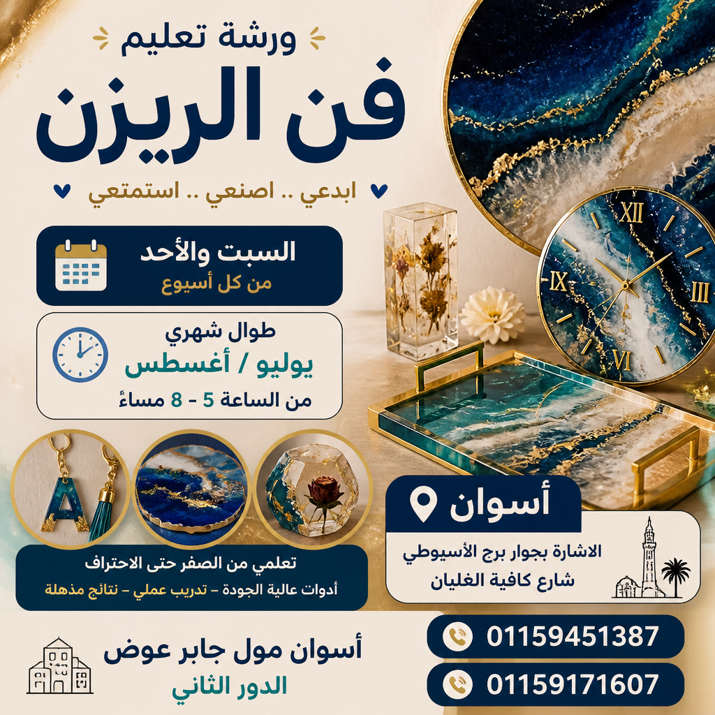 ورشة اساسيات فن الريزن